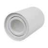 Lubinis šviestuvas Tuba „Maclean“ vamzdinis/virštvirtinis šviestuvas, taškinis, halogeninis, apvalus, aliuminis, GU10, 80x115 mm, baltas, MCE422 W