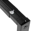 Maclean MC-915 B Universalus mikrobangų krosnelės laikiklio laikiklis sieninis Reguliuojamas kieto metalo virtuvė 30kg juoda
