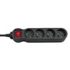 MACLEAN MCE182 Maclean MCE182 Power Strip 4 lizdas su jungikliu 5 m laidas