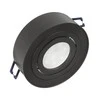 Oprawa Įleidžiamas šviestuvas, „Maclean“ LED vamzdinis, taškinis, SPOT, MR16/GU10 šviesos šaltiniams, juodas, 94x32 mm, apvalus, aliuminis, MCE462 B