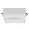 Lampa, „Maclean“ lubinis šviestuvas, prožektorius, MR16/GU10 šviesos šaltiniams, baltas, 94x94x32 mm, kvadratinis, aliuminis, MCE464 W