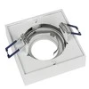 Lampa, „Maclean“ lubinis šviestuvas, prožektorius, MR16/GU10 šviesos šaltiniams, baltas, 94x94x32 mm, kvadratinis, aliuminis, MCE464 W