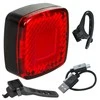 Lampka „Maclean“ LED galinis dviračio žibintas, prieblandos jutiklis, USB automatinis išsijungimas COB, maks. 125 lm, 450 mAh baterija, MCE355