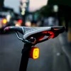 Lampka „Maclean“ LED galinis dviračio žibintas, prieblandos jutiklis, USB automatinis išsijungimas COB, maks. 125 lm, 450 mAh baterija, MCE355