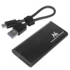 Obudowa „Maclean“ SSD korpusas, M.2, NVMe (PCIe), NGFF (SATA), USB 3.1, dydžiai 2230/2240/2260/2280, aliuminio korpusas, MCE443