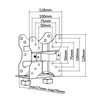 MACLEAN MC-720 Maclean MC-720 laikiklis mini kompiuteriams NUC MAC mini CPU juodas 5kg