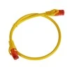 MACLEAN MCTV-300Y Maclean MCTV-300Y Patchcord UTP cat6 Kabelio kištukas-kištukas 0,5m geltonas
