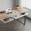 Ergo Office plokščias stalčius po stalu, plotis 758 mm, maks. apkrova 10 kg, baltas, ER-302 W