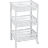 Plast Team Lentyna su ratukais, 294 mm x 685 mm x 29 mm, balta