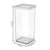 rotho Maisto Indas - LOFT 1.5L Skaidrus/Baltas