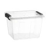 Plastikinė dėžė su fiksuojamu dangčiu Plast Team 3L Home Box