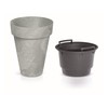 Gėlių vazonas Prosperplast Cube Slim Beton Effect, 35,5 x 44 cm