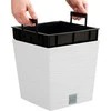 Prosperplast Doniczka FURU kvadratinis žemas DFS240 vazonas - baltas