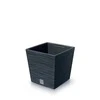 Prosperplast Vazonas FURU SQUARE LOW su įdėklu 10/7,5 L 240x240x235 mm antracito sp. Prosperp
