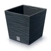 Prosperplast Doniczka FURU SQUARE LOW DFS300 - antracytowy