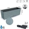 Bikuva.lt Vazonas FURU CASE su įdėklu 580x180x195 mm betono sp. Prosperplast