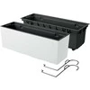 Prosperplast <div class="int_ce_html">Gėlių vazonas su kabliukais Urbi Case DUC600W baltas</div>