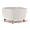 Prosperplast vazonas GRACIA SQUARE DGQL400 - balta