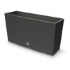 Prosperplast Lauko plastikinis vazonas RATO CASE M, su įdėklu, antracito sp., 24 x 77 x 41 cm