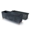 Vazonas Prosperplast URBI CASE BETON EFFECT N, CEN-81337, antracito spalvos