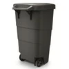 Prosperplast Mobilus atliekų konteineris su ratukais Wheeler 110L antracitas