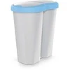 Prosperplast Šiukšliadėžė Compacta R Duo, Mėlyna/šviesiai pilka, talpa 40L, Jedna komora, Dwie pokrywki, NDRF40-2717C_427C