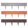 Prosperplast Dekoratyvinė tvorelė IBRA L390cm H18.6cm plastikinė/pilka