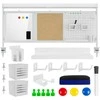 Ergo Office stalo pertvara/organizatorius, maks. apkrova 10 kg, balta ir kamštinė lenta, plotis 1250 mm, balta, ER-300 W