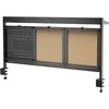 Ergo Office stalo pertvara/organizatorius, maks. apkrova 10 kg, balta ir kamštinė lenta, plotis 1250 mm, juoda, ER-300 B