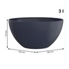 Plastikinis dubuo Caruba Rotho 3L/23cm Iris Mėlyna