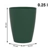 Plastikinė stiklinė Caruba Rotho 250ml Moss Žalias