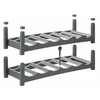 Vyno Stovas - ROTHO Vario Sulankstomas Stacking 6 Buteliams Antracito Spalvos
