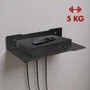 Laikiklis „Maclean“ dekoderio sieninė lentyna, viengulė, maks. 5kg, plienas, MC-122