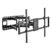 Sieninis televizoriaus laikiklis „Maclean MC-482“, 60–120″, iki 120 kg, juodas