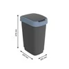 ROTHO Twist Mėlyna - trash bin – 25l