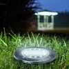 Maclean MCE318 LED saulės kelio šviestuvai su įžeminimo smaigaliu 12 LED SMD Neutral Baltas 4000K 0,7 W saulės lempa lauko tako šviesai sodo šviestuvams IP44
