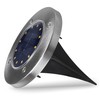 Maclean MCE318 LED saulės kelio šviestuvai su įžeminimo smaigaliu 12 LED SMD Neutral Baltas 4000K 0,7 W saulės lempa lauko tako šviesai sodo šviestuvams IP44