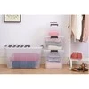 Pojemnik Dėžė su dangčiu Home Box Plast Team 40L/35.3x3.3x46.7cm permatoma/pilka