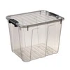 Pojemnik Dėžė su dangčiu Home Box Plast Team 40L/35.3x3.3x46.7cm permatoma/pilka