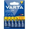6x baterija R-06 R06 AA LR06 1,5V VARTA Longlife Power alkaiczna