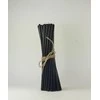 Salamina Bičių vaško žvakės Juodos spalvos 30 vnt. 0,8x25 cm