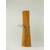Salamina Suktos biių vaško žvakės Medaus spalvos 45 vnt 0,9x25 cm