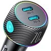 Automobilinis įkroviklis Joyroom CCN02, 2x USB-C PD 70W (juodas)