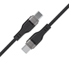 3in1 kabelis Acefast C11-03 USB-C - USB-C 480Mb/s 100W 1.2m - juodos spalvos