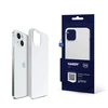 Dėklas 3Mk apsauga 3mk Hardy silikoninis MagCase iPhone 15 - baltas ir sidabrinis