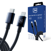3MK Hyper Cable USB-C - Lightning 20W 1,2m juodos spalvos