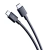 3MK Hyper Kabelis USB-C - USB-C 100W 1.2m juodos spalvos Kabelis