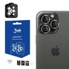 Apsauginis stiklas telefono kamerai Apple iPhone 15 Pro Max 3MK Lens Protection Pro aukso spalvos