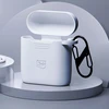 3mk silikoninis AirPods 2 dėklas ausinėms baltos spalvos