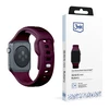 3mk silikoninis dirželis laikrodžiui Apple Watch 38 / 40 / 41 mm - Burgundy